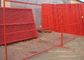 PVC beschichtete Ereignis-Beweglich-Zaun vorübergehender Bau-Zaun-Kanadas Standard-10x6 FT fournisseur