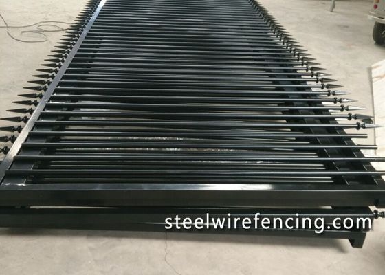 China Fabrik-Sicherheits-automatische Fahrstraßen-Tore/dekorative Metallgeländer fournisseur