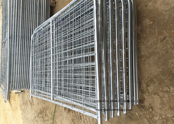 China 8ft -16ft galvanisierter Metallvorübergehender Bauernhof, der für Viehbestand-Schutz ficht fournisseur